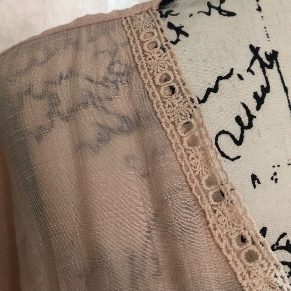 EMBELLISHED BLUSH MAXI DUSTER NWT - Picture 7 of 9